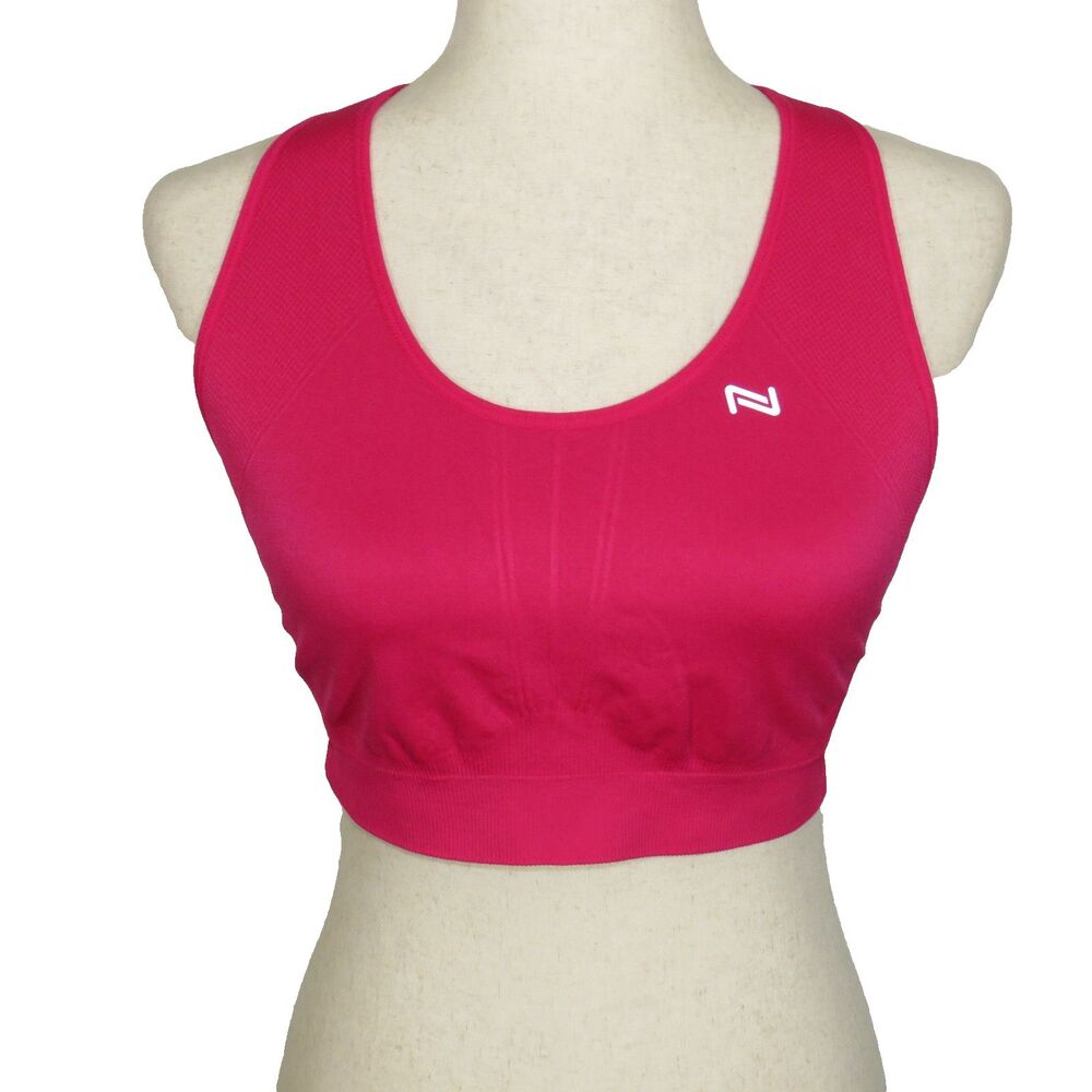 NOLA Fuchsia Wireless Sports Bra Plus Size 1X approx 14-16